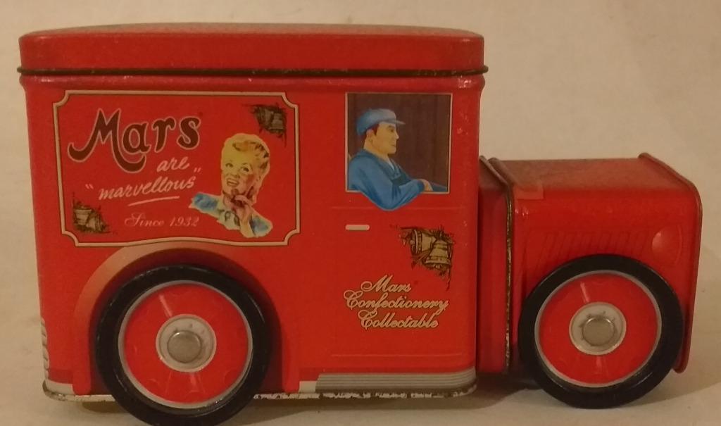 Blikken doos Mars bestelwagen, Verzamelen, Ophalen of Verzenden