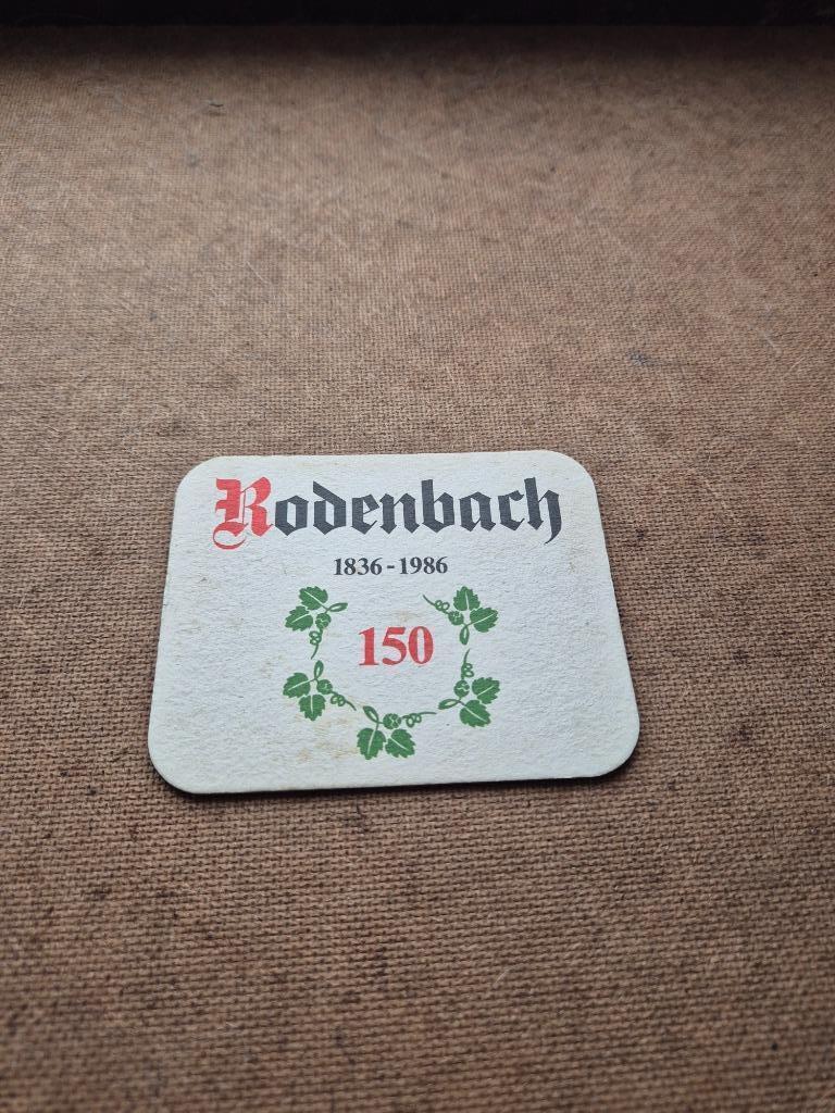 Sous bock Rodenbach (modèle 1), Collections, Enlèvement ou Envoi, Utilisé, Sous-bock, Autres marques
