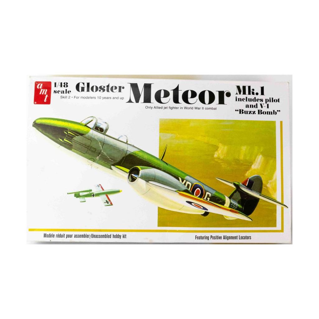 AMT 648 gloster météor MK I & V-1 échelle 1/48, Overige merken, Nieuw, Ophalen of Verzenden, Groter dan 1:72