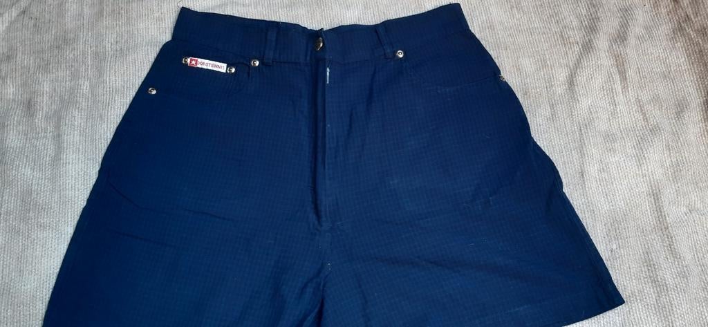 Geruit blauw shortje, Taille 42/44 (L), Dorotennis, Comme neuf, Enlèvement
