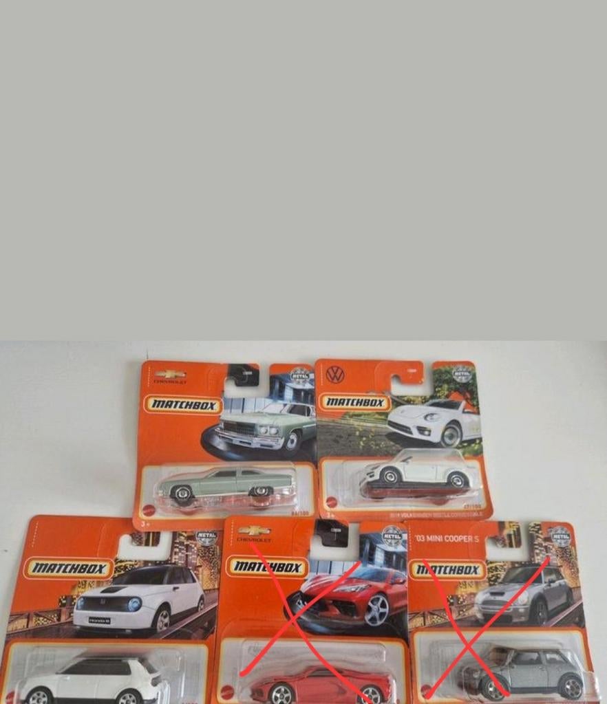 Matchbox aan €2 / stuk nieuw, Verzenden, Nieuw, Auto