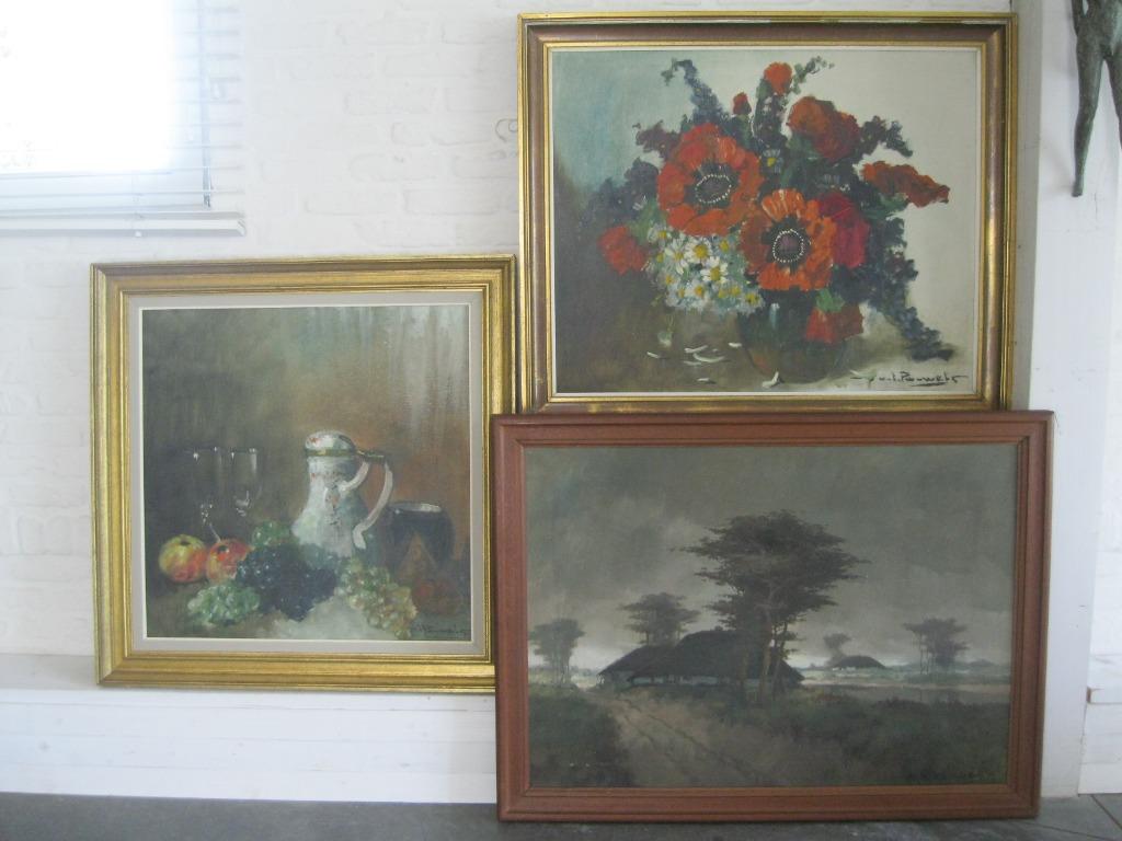 Schilderijen van Henri Joseph Pauwels, Ophalen