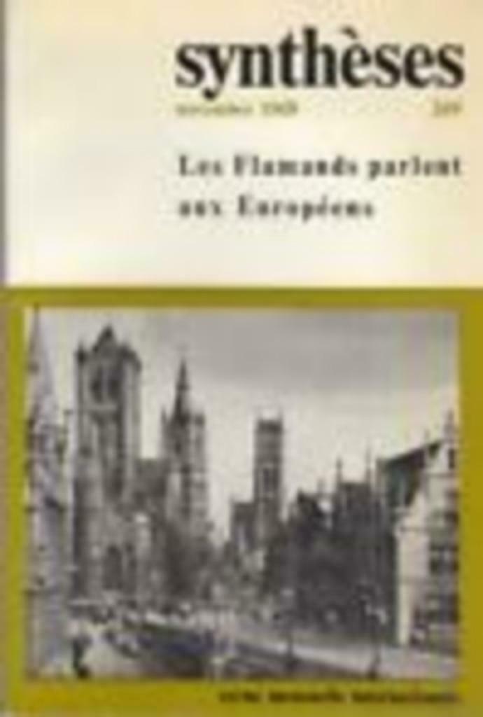 Les flamands parlent aux Européens, Synthèses 269., Ophalen of Verzenden, 1980 tot heden, Tijdschrift