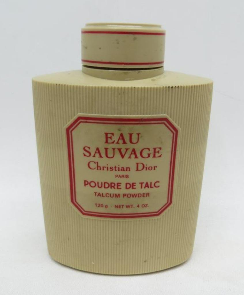 Christian Dior Eau Sauvage talc authentique boîte ancienne 1, Enlèvement ou Envoi, Utilisé, Autres types