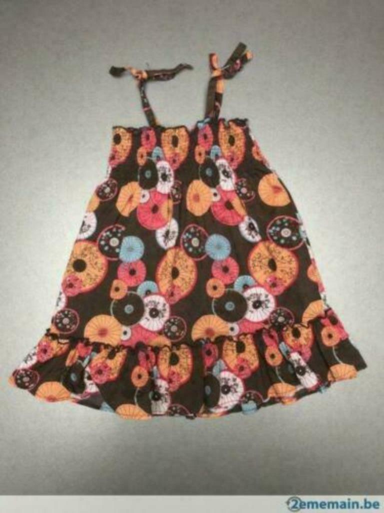 Robe marron Okaïdi - Taille 86, Robe ou Jupe, Comme neuf, Fille, Okaïdi