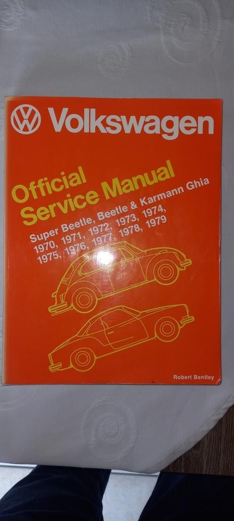 Volkswagen Vw Kever Karmann ghia vraagbaak manual bijBol €82, Ophalen of Verzenden