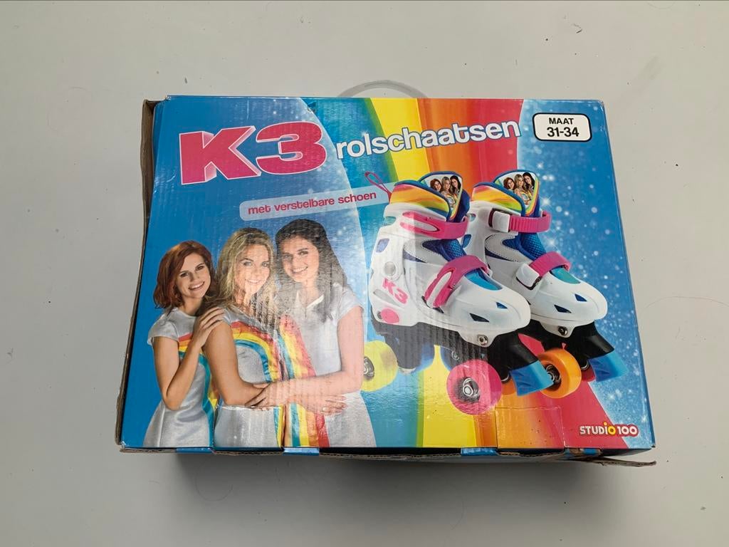 K3 rolschaatsen maat 31-34, Kinderen en Baby's, Ophalen, Gebruikt