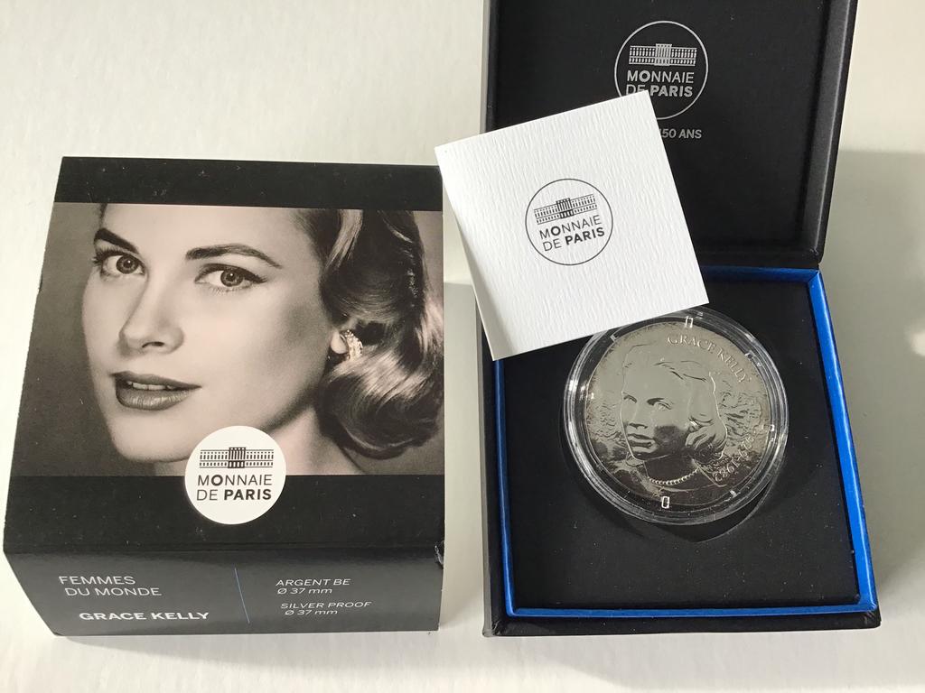Frankrijk 10 euro Grace Kelly 2022 Zilver Proof., Timbres & Monnaies, Enlèvement ou Envoi, France, 10 euros, Argent