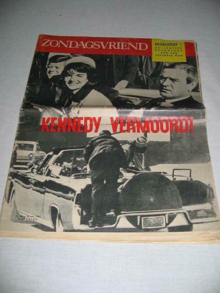 Zondagsvriend nr 48 : Kennedy vermoord, Enlèvement ou Envoi, Utilisé