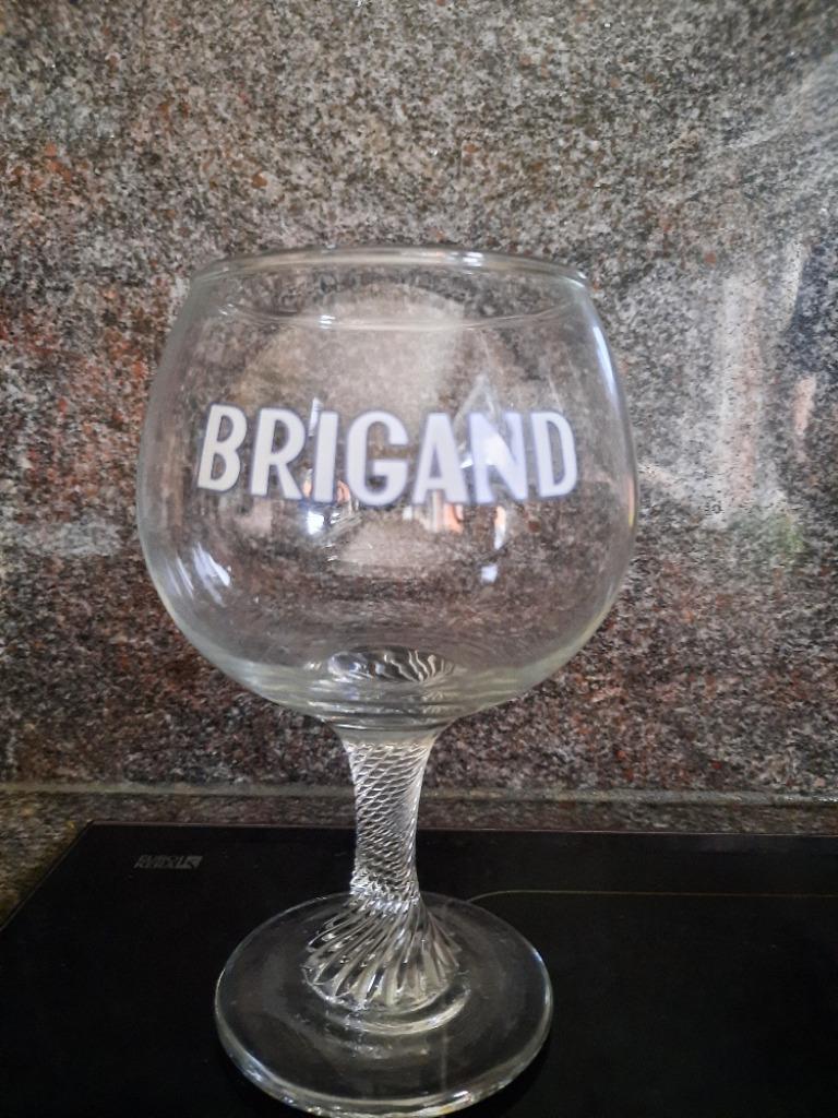 Bierglas Brigand, Ophalen of Verzenden, Gebruikt, Bierglas