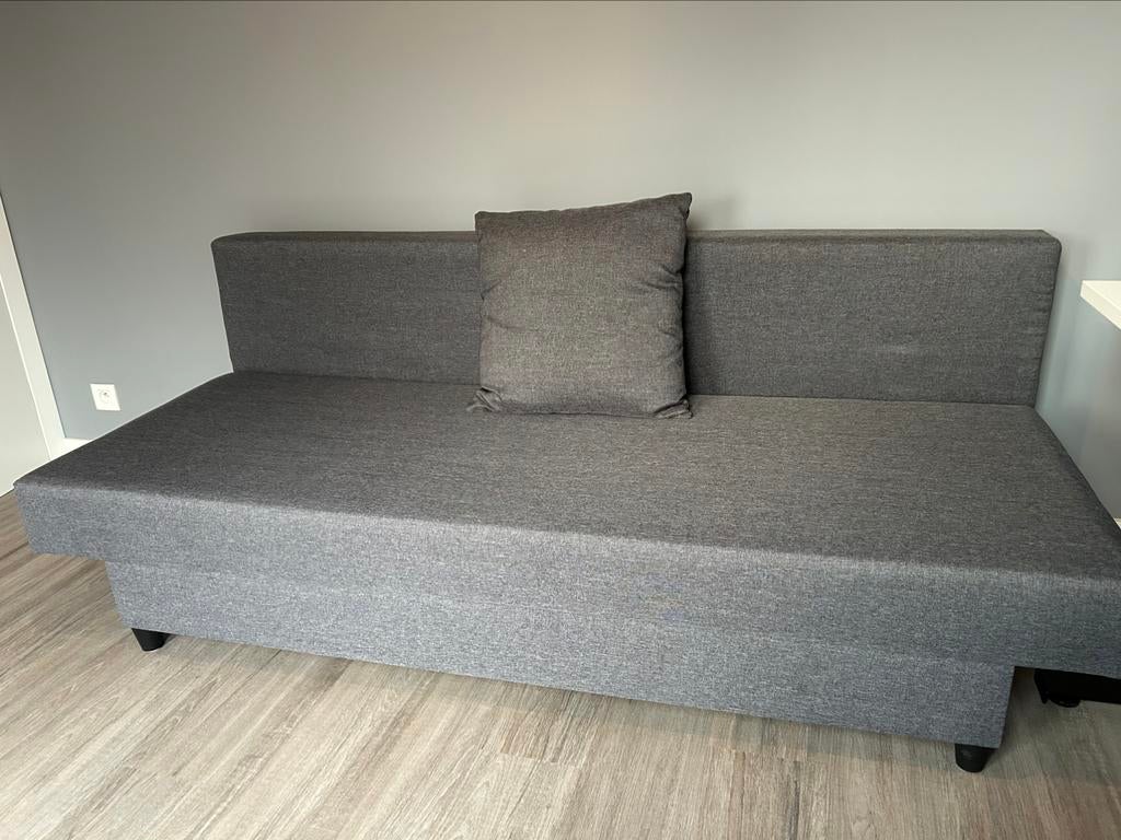 Slaapbank IKEA, Huis en Inrichting, Ophalen, 140 cm, Zo goed als nieuw, Twijfelaar