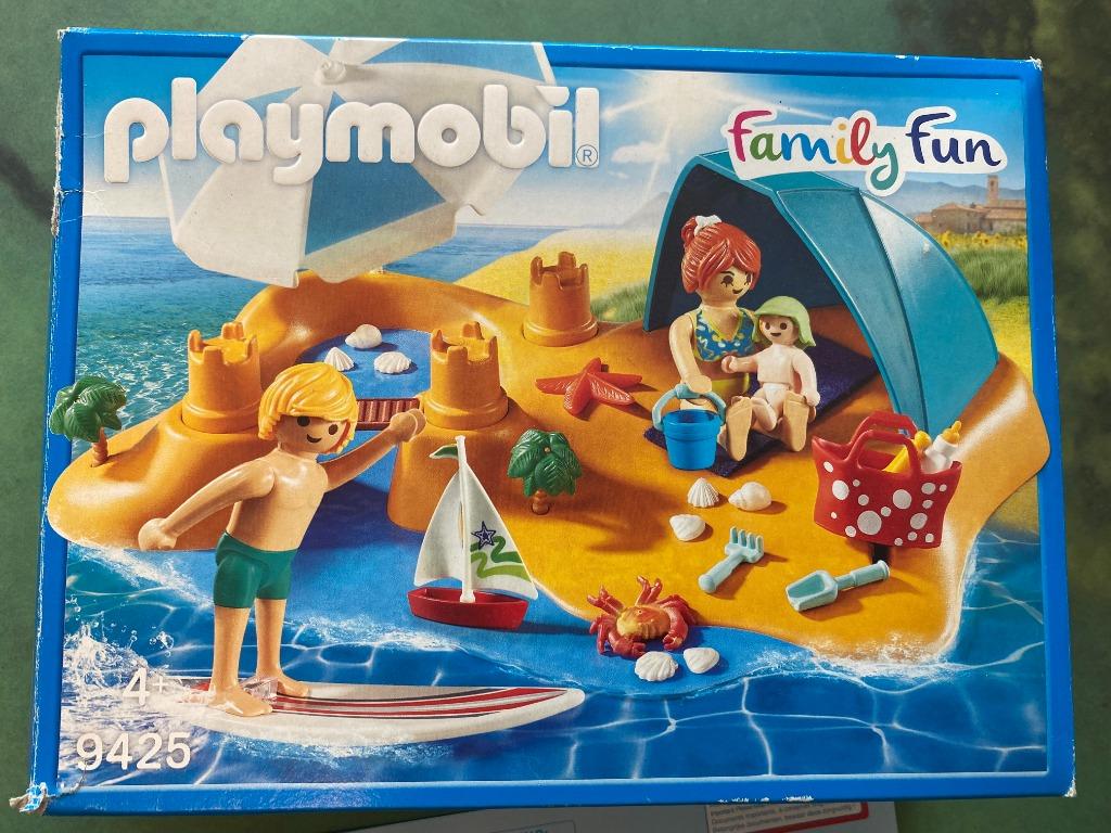 Playmobil Family Fun set 9425 Familie aan het strand, Ophalen of Verzenden, Zo goed als nieuw, Complete set