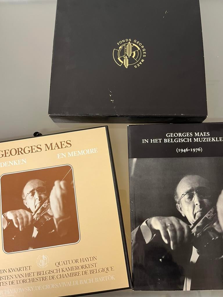 Georges Maes - Oostende verzamelbox met 3 LP’s, Enlèvement ou Envoi, Comme neuf