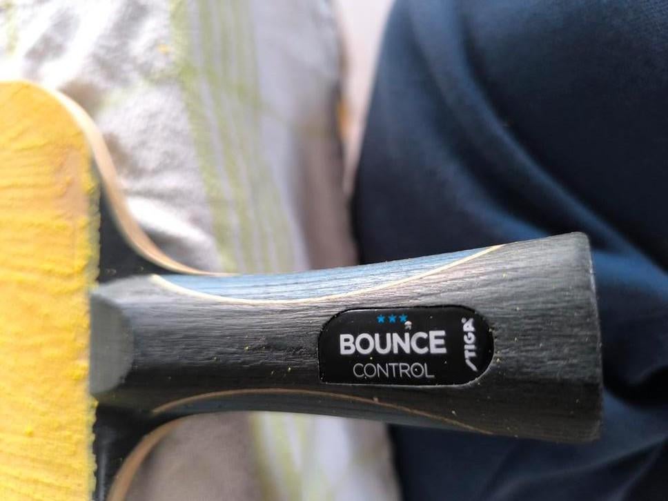 vintage Stiga WRB Bounce Control tafeltennis hout, Ophalen of Verzenden, Gebruikt