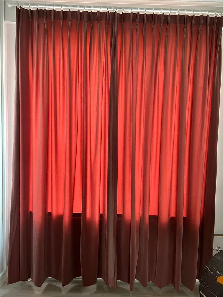 Splinternieuwe op maat gemaakte gordijnen, Neuf, 200 cm ou plus, Enlèvement ou Envoi, Autres couleurs