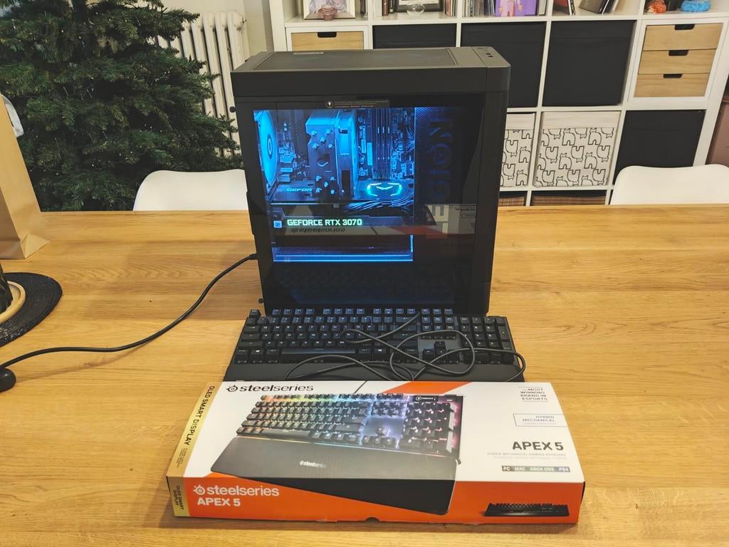 3070 + 32GB RAM + Intel I7 + Gaming PC + Logitech Keyboard, Ophalen, 2 tot 3 Ghz, 32 GB, Zo goed als nieuw