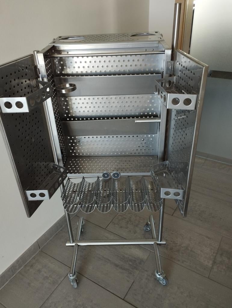 Inox trolley kapsalon, Ophalen, Zo goed als nieuw