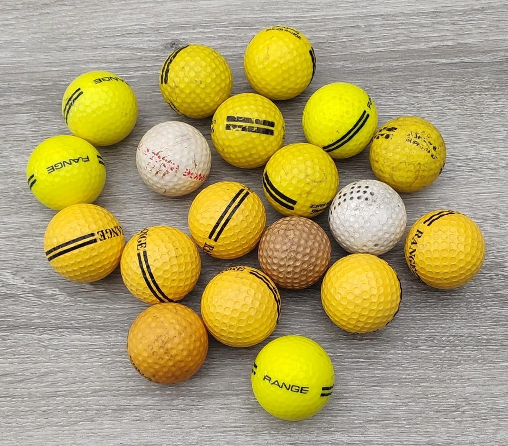 Lot de 19 balles de golf d'occasion, Sports & Fitness, Golf, Enlèvement ou Envoi, Utilisé, Balle(s), Autres marques
