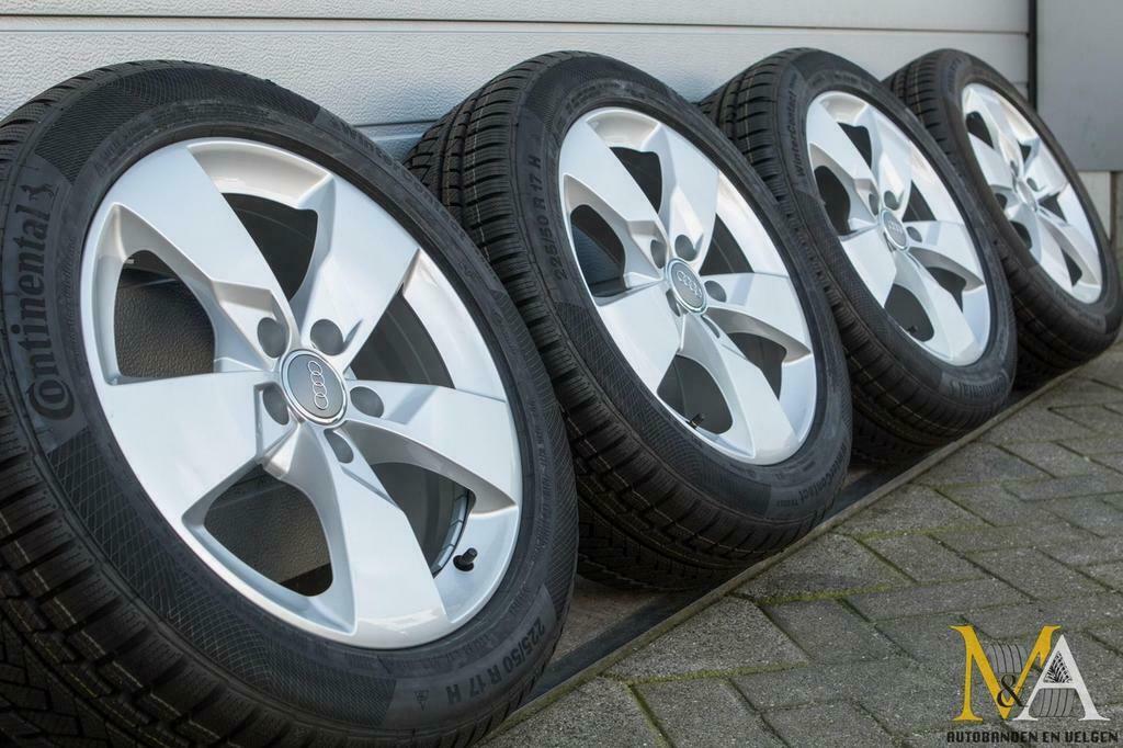 17 inch originele Audi TT velgen + winterbanden NIEUW, Auto-onderdelen, Banden en Velgen, Banden en Velgen, Nieuw, 17 inch, Personenwagen