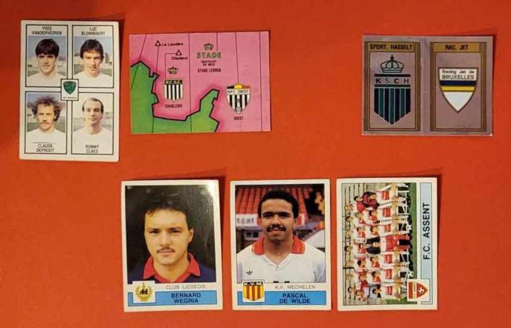 Panini Football 1982 - 1984 - 1988, Collections, Enlèvement, Comme neuf, Affiche, Image ou Autocollant