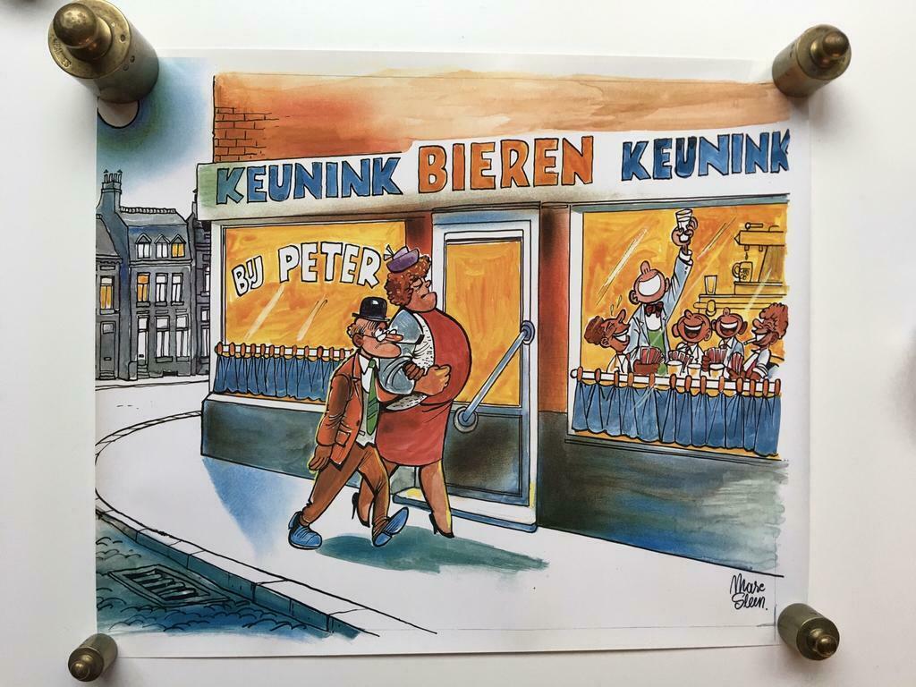 Oktaaf keunink bieren poster zeldzaam nieuwstaat, Boeken, Stripverhalen, Complete serie of reeks, Nieuw