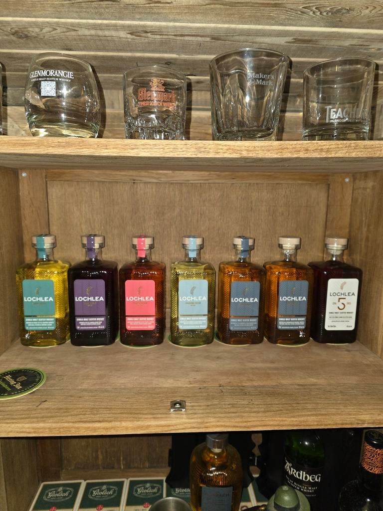 Whisky Lochlea 5 yo, First Release, First Crop, enz., Ophalen, Nieuw, Vol