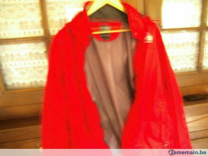 Veste imperméable rouge homme KARRIMOR. TAILLE M., Envoi, Porté, Taille 48/50 (M), Rouge