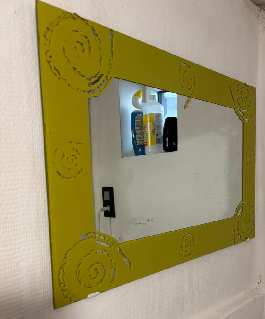 Miroir vert 40x60cm, Maison & Meubles, Enlèvement, Comme neuf