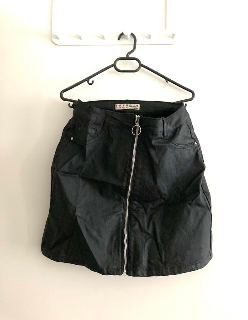 Mini Jupe Noire - Denim Co, Enlèvement ou Envoi, Au-dessus du genou, Comme neuf, Taille 34 (XS) ou plus petite