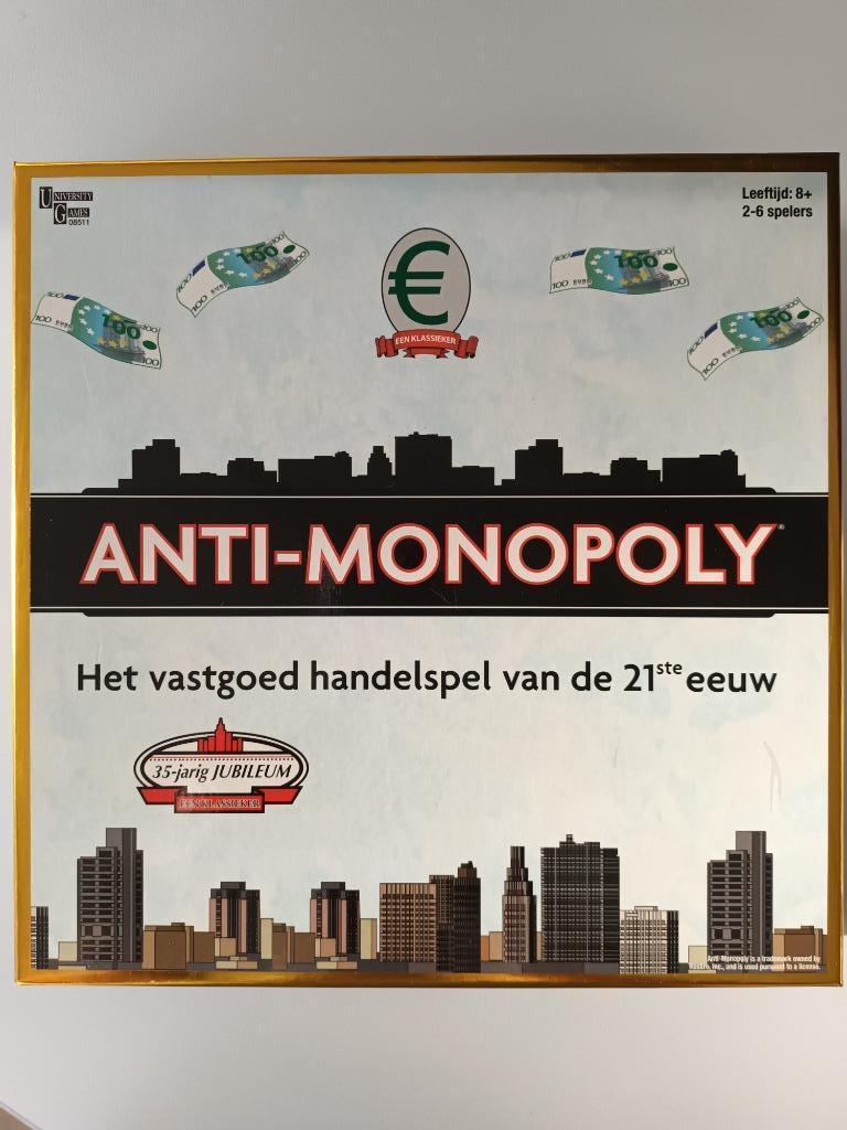 Anti-Monopoly, Vijf spelers of meer, Ophalen, Nieuw, University Games