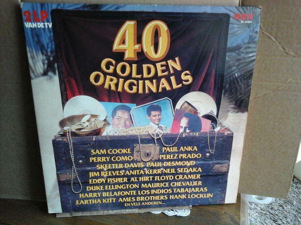VINYL 2LP - 40 GOLDEN ORIGINALS (1979), Enlèvement ou Envoi, 12 pouces
