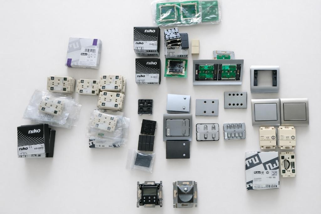 Niko Nikobus 05-000-02 schakelmodules met 12 uitgangen, Doe-het-zelf en Bouw, Verzenden, Zo goed als nieuw