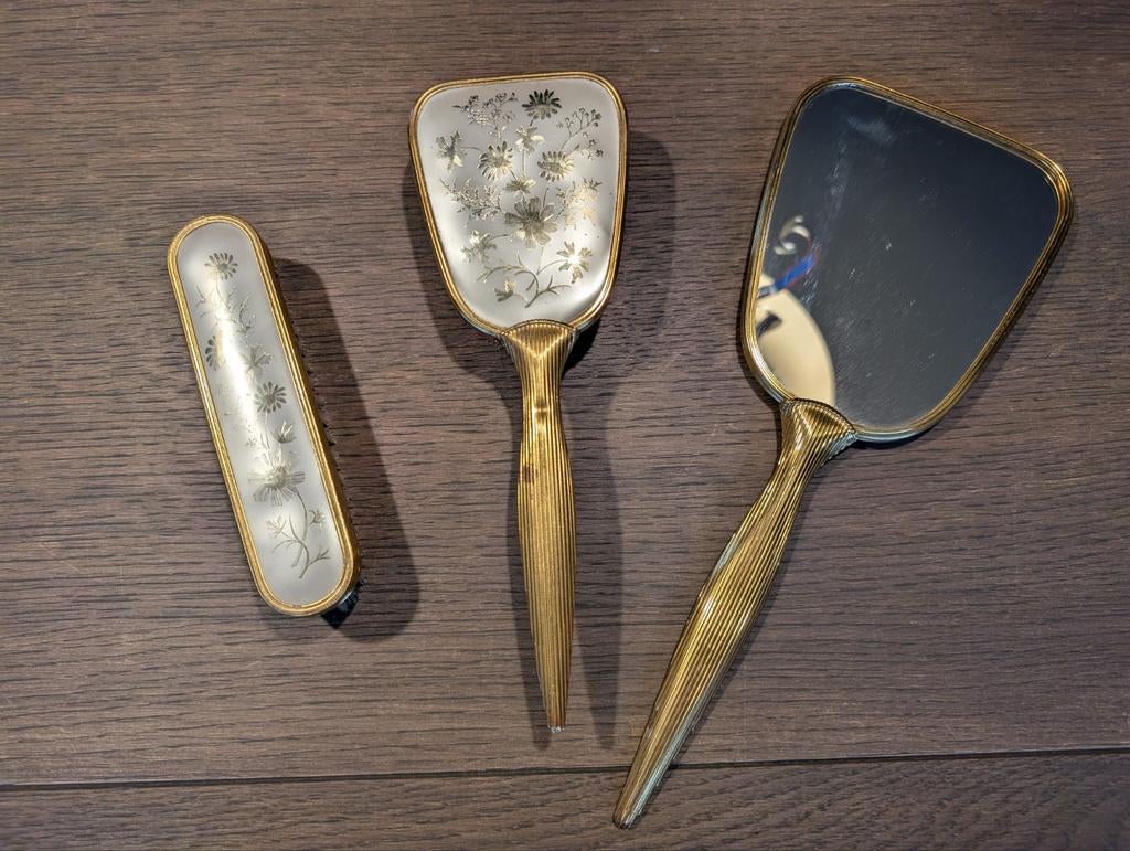 Toiletset vintage, Ophalen of Verzenden