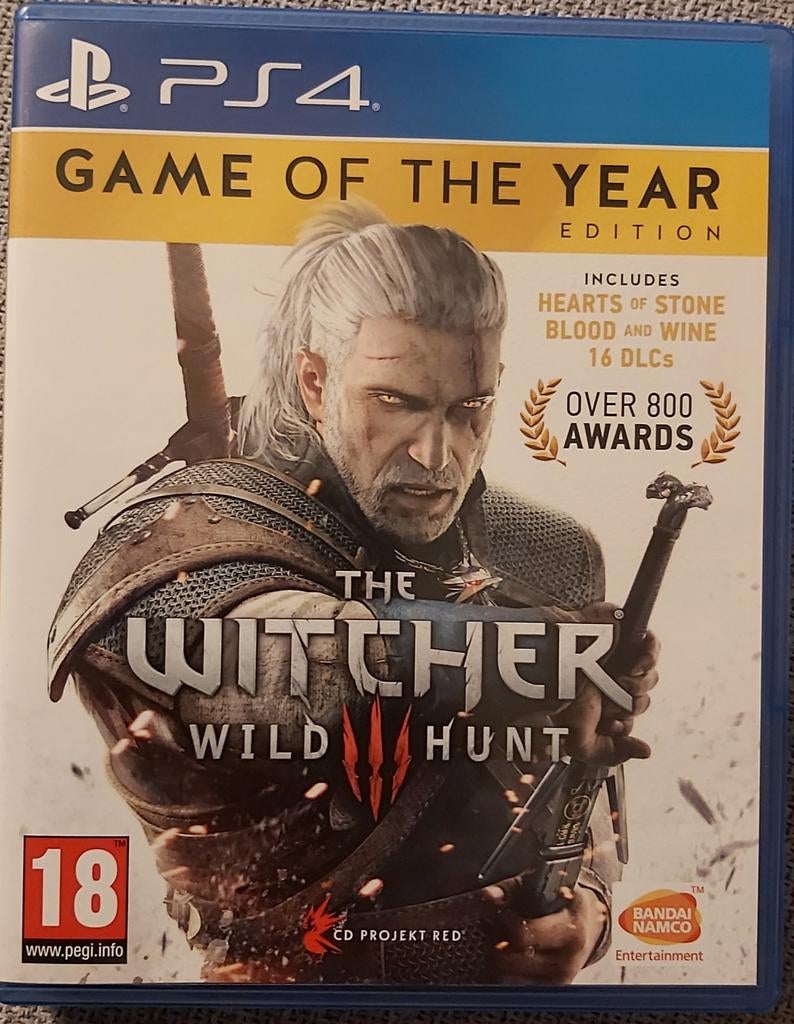 The Witcher 3: Wild Hunt-editie, game van het jaar, PS4, Ophalen of Verzenden, Nieuw, Role Playing Game (Rpg), Vanaf 18 jaar