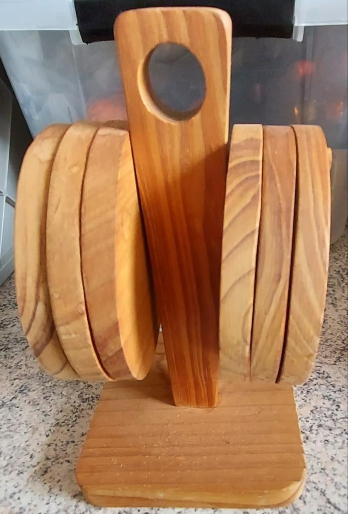Sous verres en liège et bois, Enlèvement ou Envoi, Comme neuf