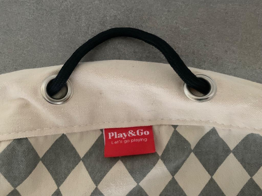 Play&Go Vichy Grey Opbergzak - Speelmat, Ophalen, Zo goed als nieuw, Speelkleed