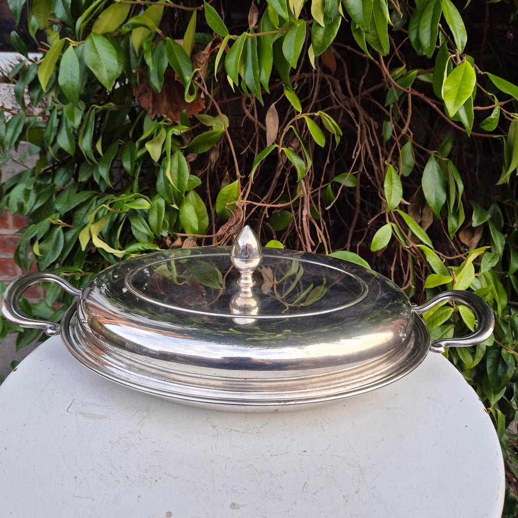 Assiette de service Olri, en métal argenté, Enlèvement ou Envoi