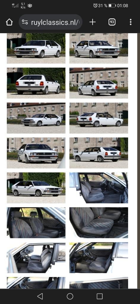 Lancia, Auto's, Lancia, 4 zetels, 8 cilinders, 1200 kg, Alcantara