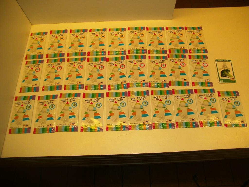 Lot van 29 pakjes kwartetkaartsetjes Delhaize, Verzamelen, Ophalen of Verzenden, Nieuw, Kwartet(ten)