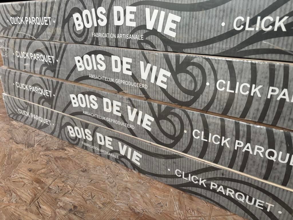 Parket 9,1m2 met eikenhouten toplaag, Ophalen, Parket