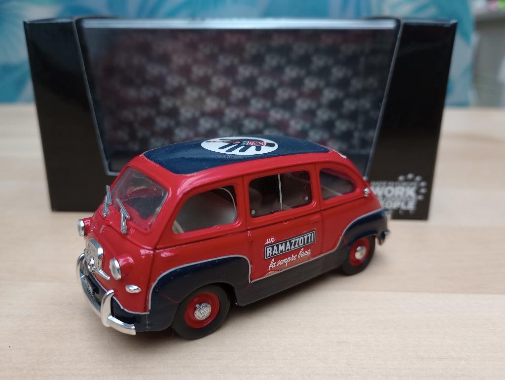Brumm R 286 Fiat 600 Multipla Ramazzotti, Ophalen of Verzenden, Zo goed als nieuw, Auto