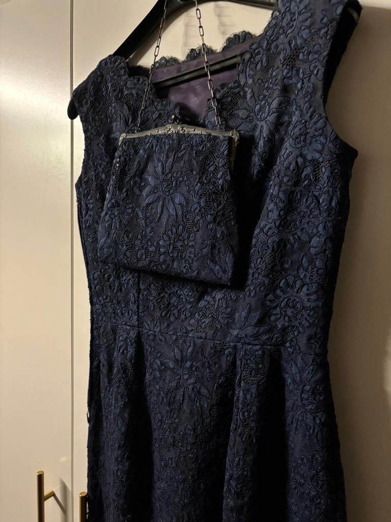 Trouwkledij jaren ‘60, Kleding | Dames, Ophalen of Verzenden, Blauw