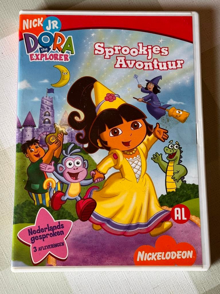 Dora the explore “ Sprookjes Avontuur “ DVD, Ophalen of Verzenden, Gebruikt