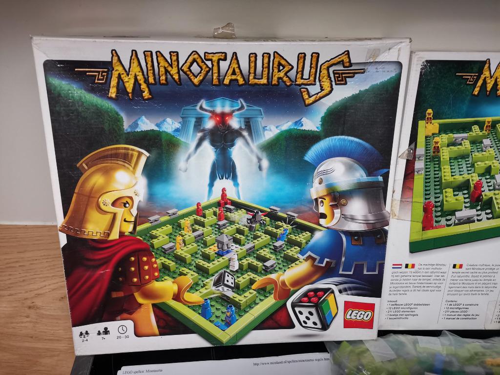 Lego speldoos Minotaurus (3841), Ophalen, Gebruikt, Complete set, Lego