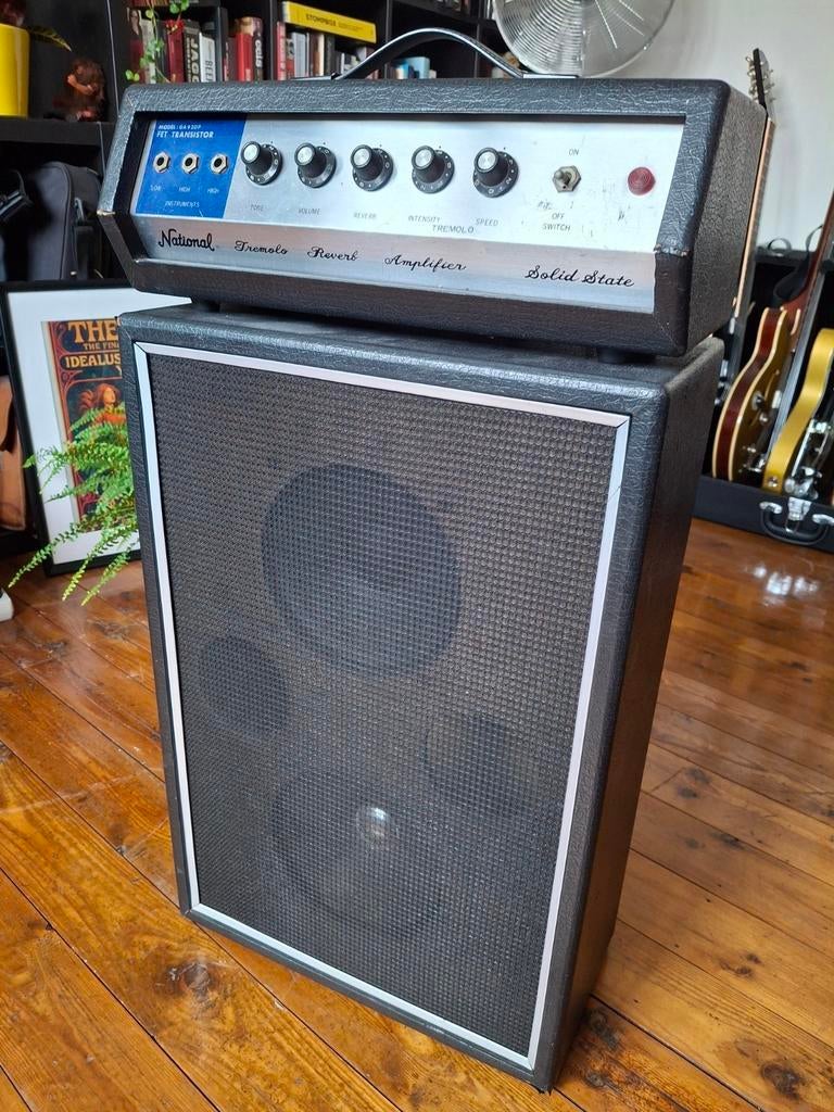 Ampli de guitare vintage National GA920P, Enlèvement, Utilisé, Autres marques, Avec ampli