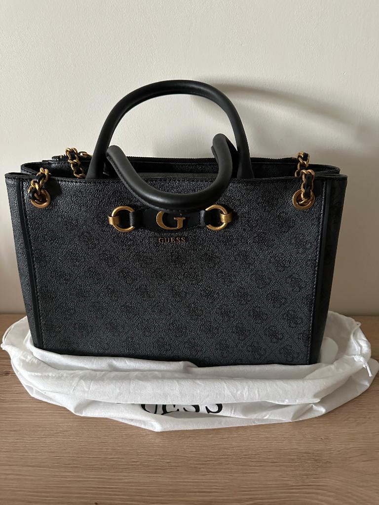 Handtas Guess, Enlèvement, Comme neuf, Gris, Sac à main