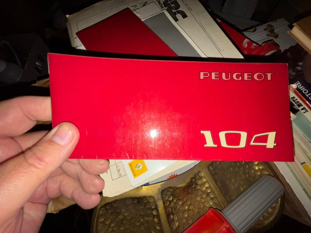 Peugeot 104, service-info, booklet, Ophalen of Verzenden