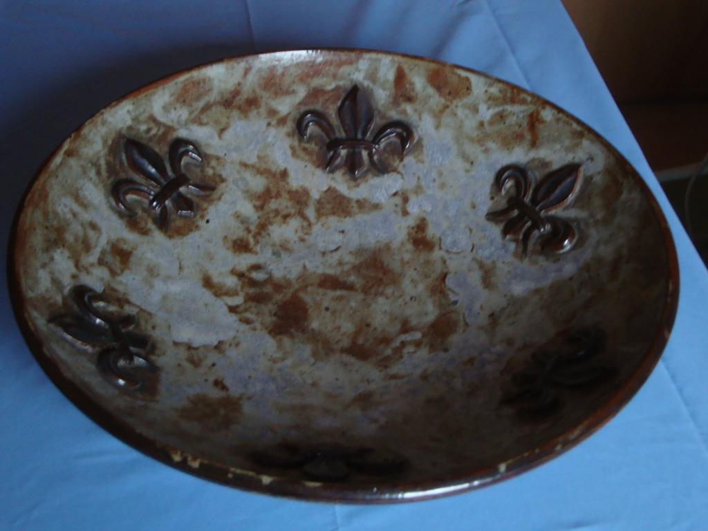 Bruine, schaal in aardewerk, Ophalen