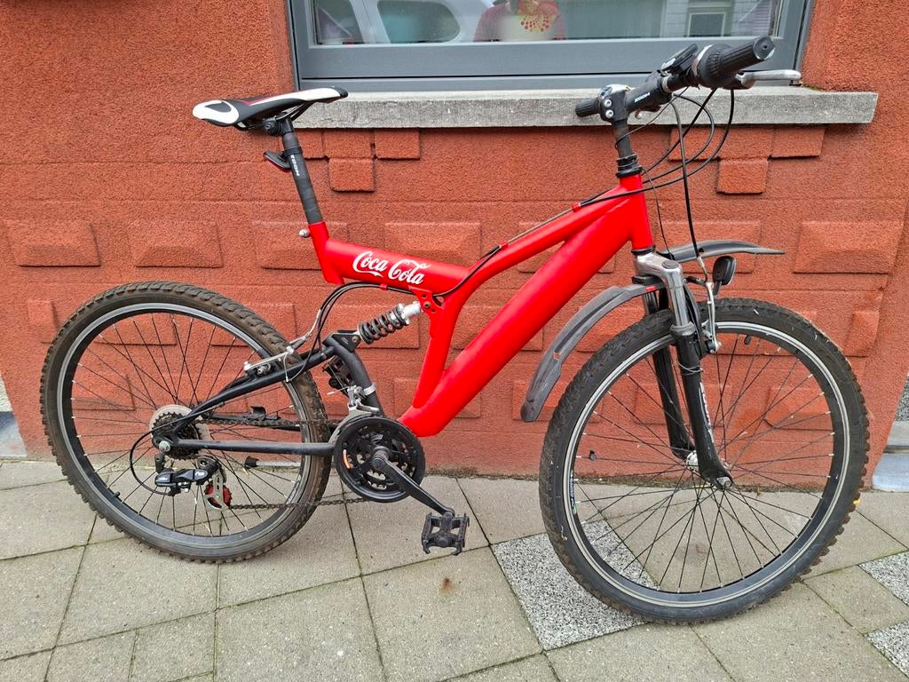 Mountenbike Coca Cola, Ophalen