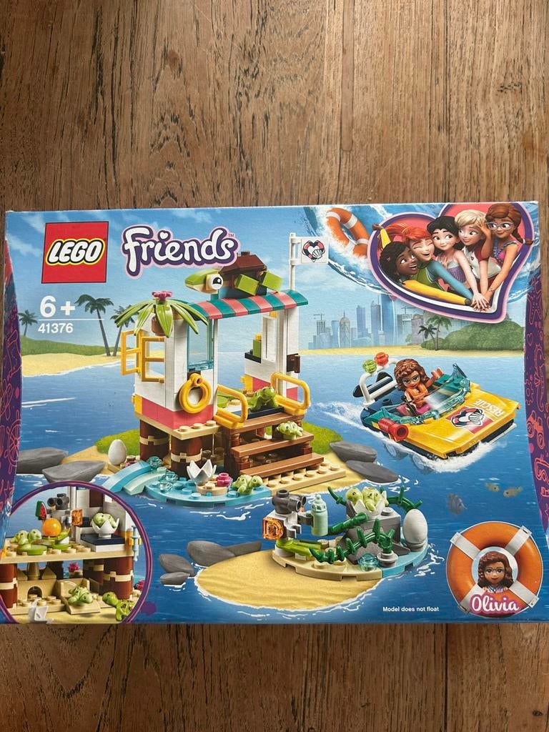 Lego friends Schildpadden reddingsactie set nummer 41376, Ophalen of Verzenden, Gebruikt, Complete set, Lego